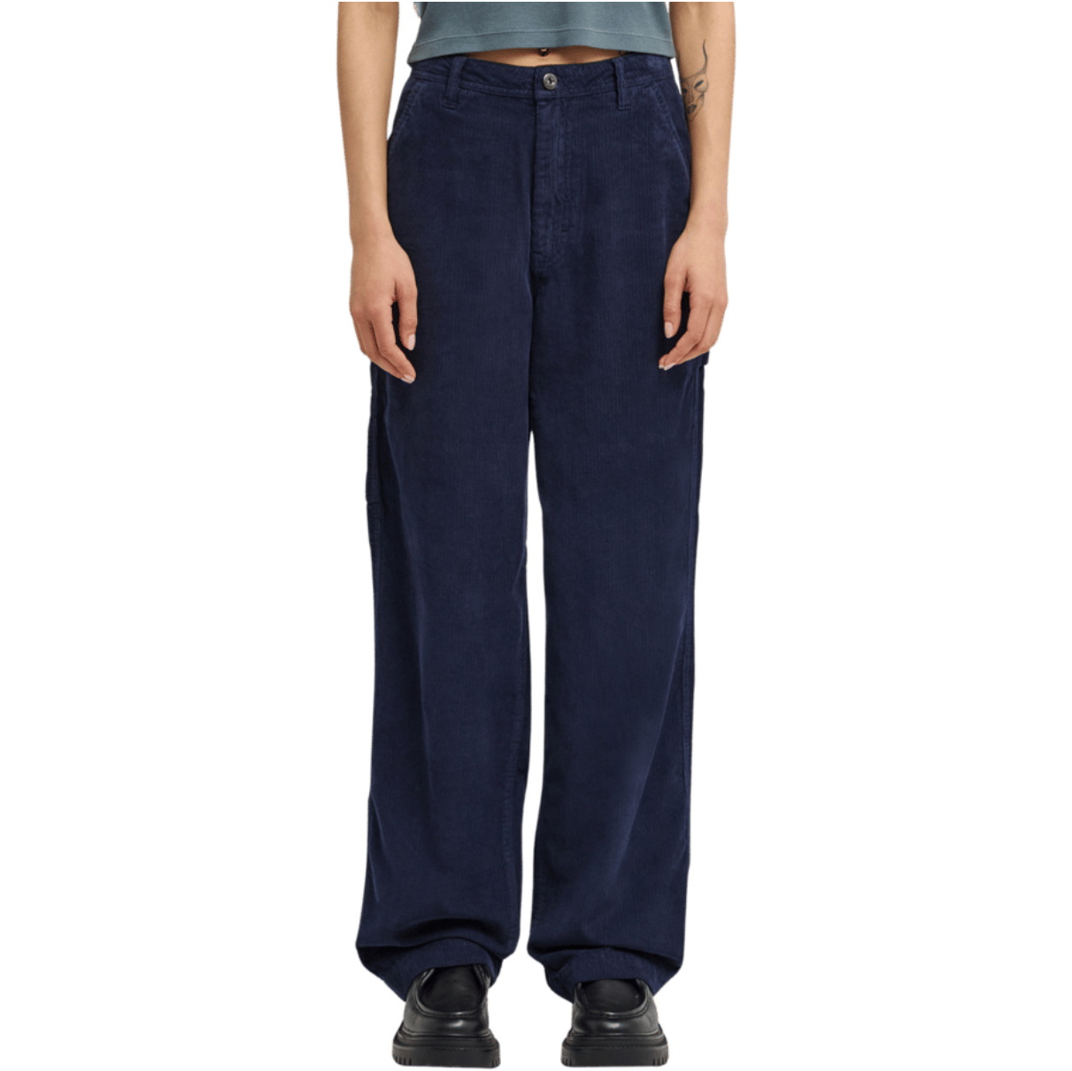 2026 Element Womens Corduroy Carpenter Pants ELJNP00136 - Eclipse Navy